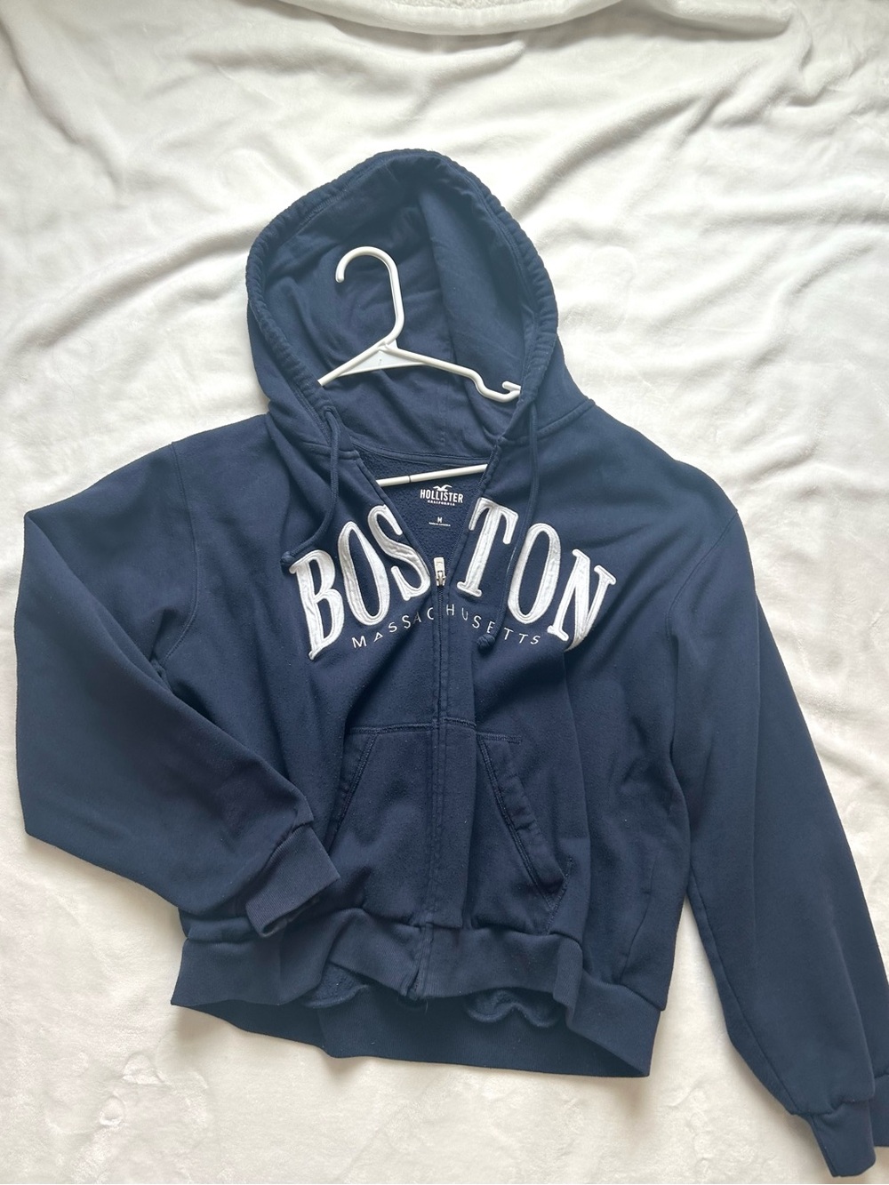 Hollister Easy Boston graphic zip-up hoodie - Picture 2 of 4
